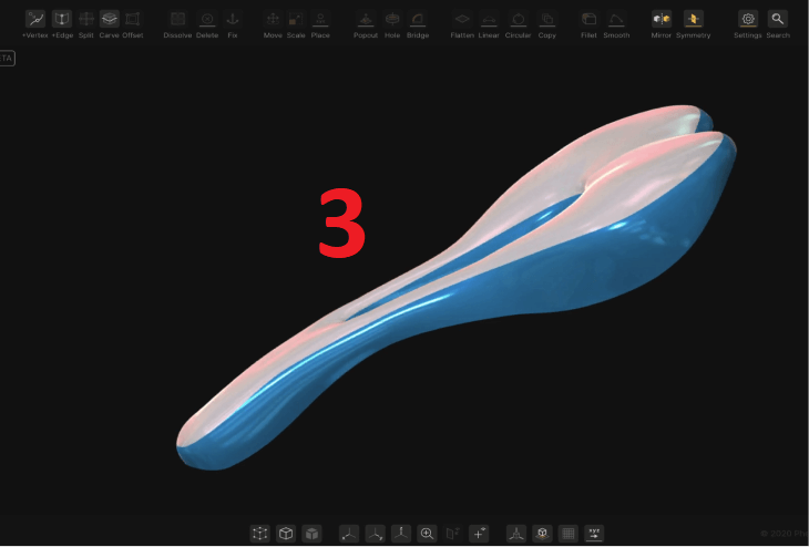 Phi3d – Surface modeling reinvented