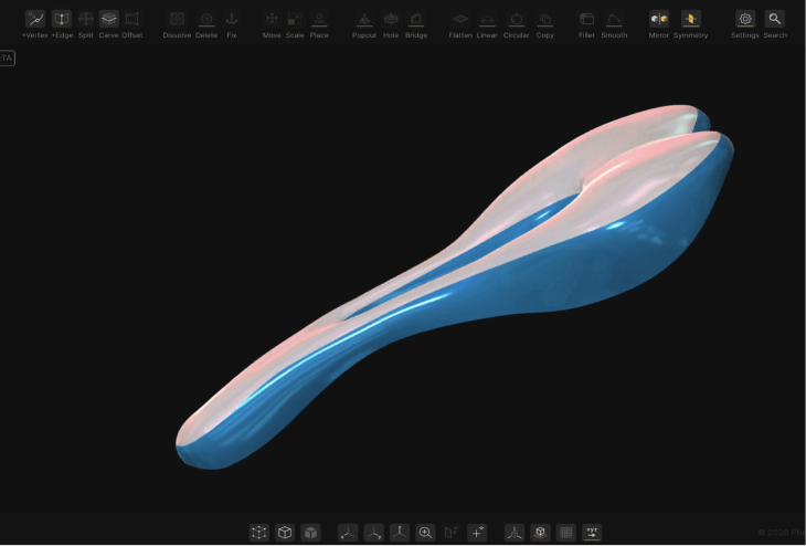 Phi3d – Surface modeling reinvented